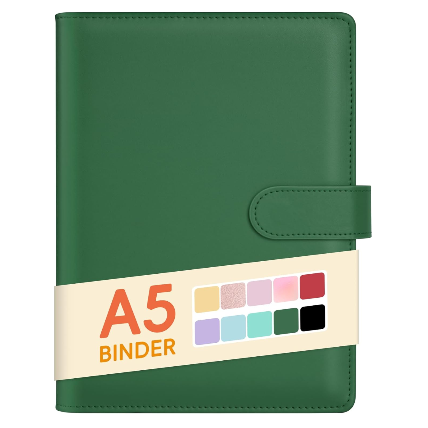 Sooez™ A5 Binder Album - Dark Green